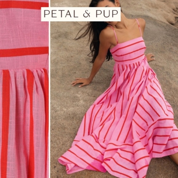 Petal & Pup Dresses & Skirts - Petal + Pup Pixie stripe Maxi Sun dress, XS,  GD1334